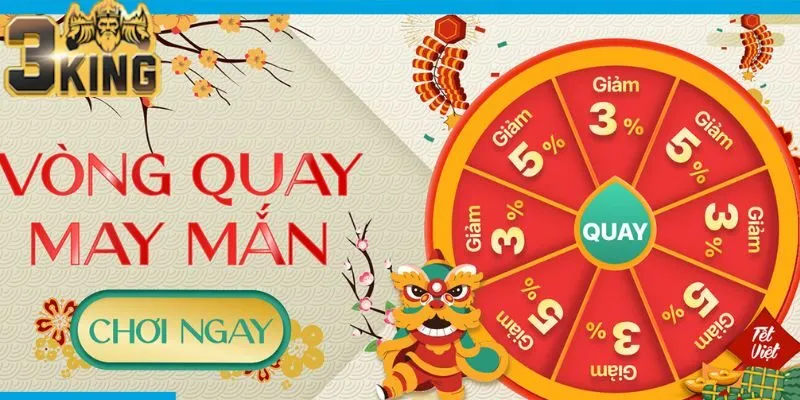 Quay số may mắn, nhận thưởng siêu hời