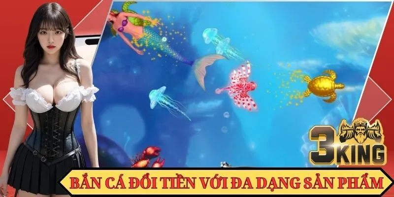 Những sản phẩm săn cá đa dạng hiện có ở 3KING