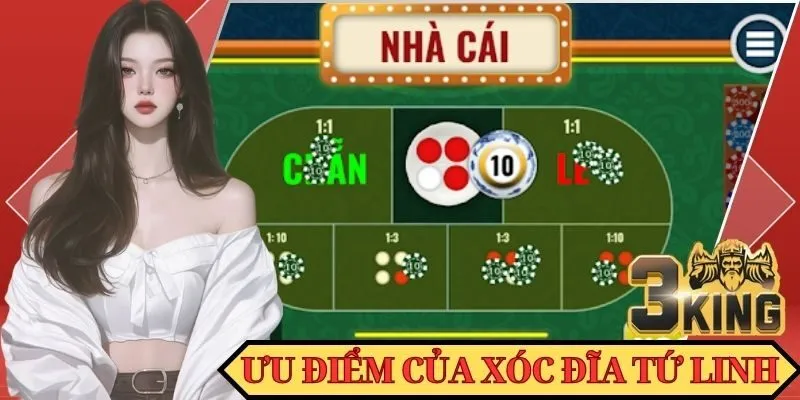 Ưu thế tạo sự khác biệt của game Xóc Đĩa Tứ Linh